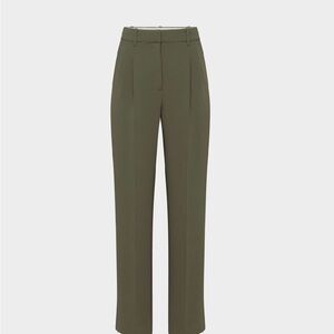 Aritzia The Effortless Pant in Dark Olive